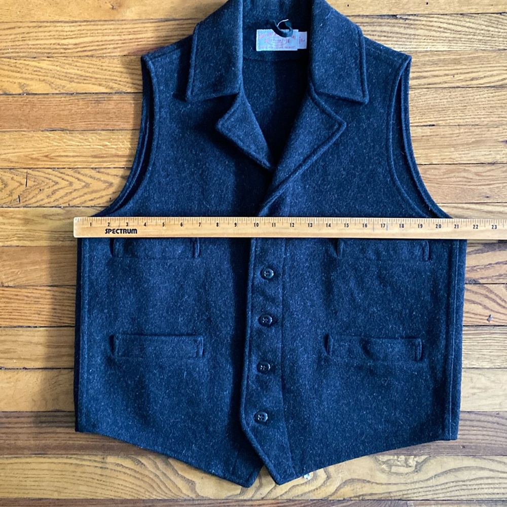 Filson mackinaw wool western vest